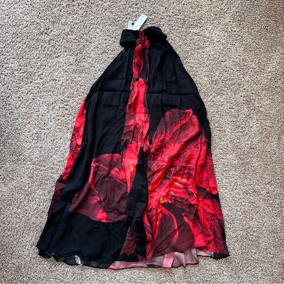 Alice + Olivia Corine Mini Dress in Peony Petals - Picture 7 of 11